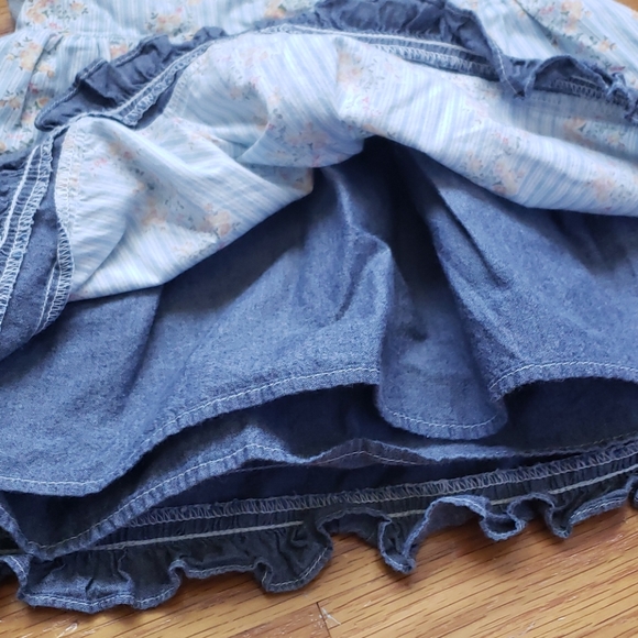 Baby GAP Floral Denim Dress - Newborn (0-3months) - Picture 8 of 9